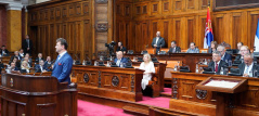 2. oktobar 2019. Dvadeset šesta posebna sednica Narodne skupštine Republike Srbije u Jedanaestom sazivu